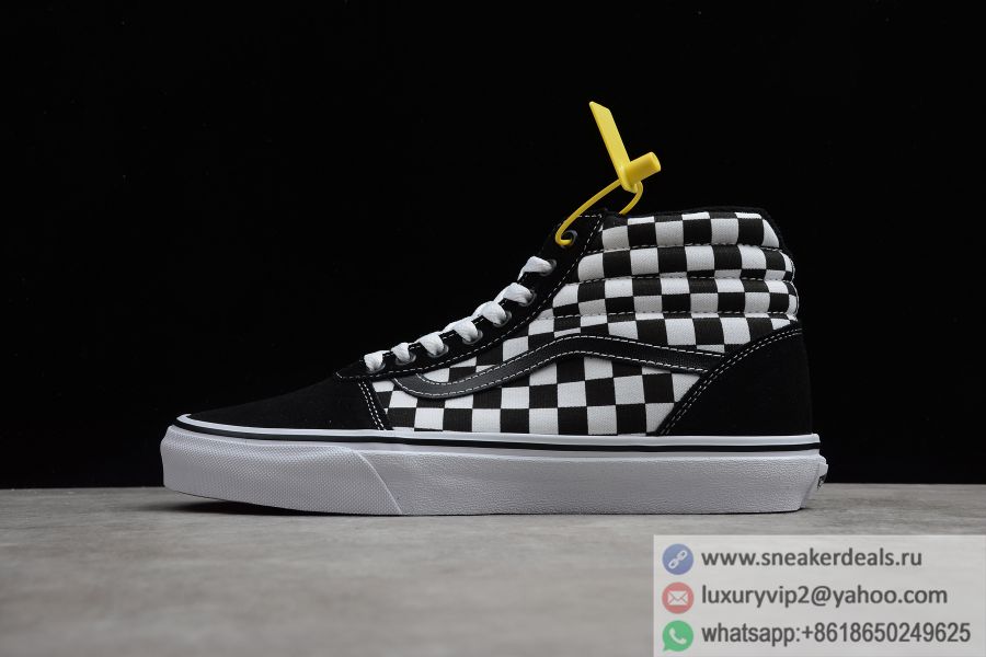 Vans Ward Hi Black White Checkerboard VN0A38DN5GX1 Unisex Skate Shoes